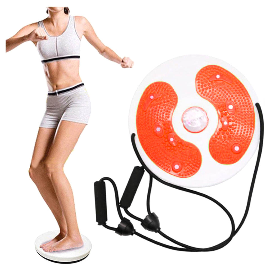 Ariko Cardio Twister - Waist Ab Trainer - Buikspiertrainer - Balanstrainer - Workout - Balance Board - Hometrainer - Oranje