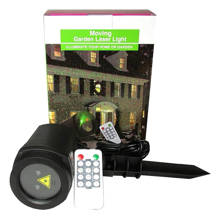 Ariko Laser-Gartenbeleuchtung - Bewegte Beleuchtung - Lasershow - Stimmungslicht - Weihnachtsbeleuchtung - Gartenbeleuchtung - Wasserdicht - Rot und Grün