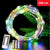 <tc>Ariko</tc> 50 LED 5 Meter RGB-Farb-Weihnachtsbeleuchtung mit Batterien und Fernbedienung, einschließlich 3 Philips-Batterien