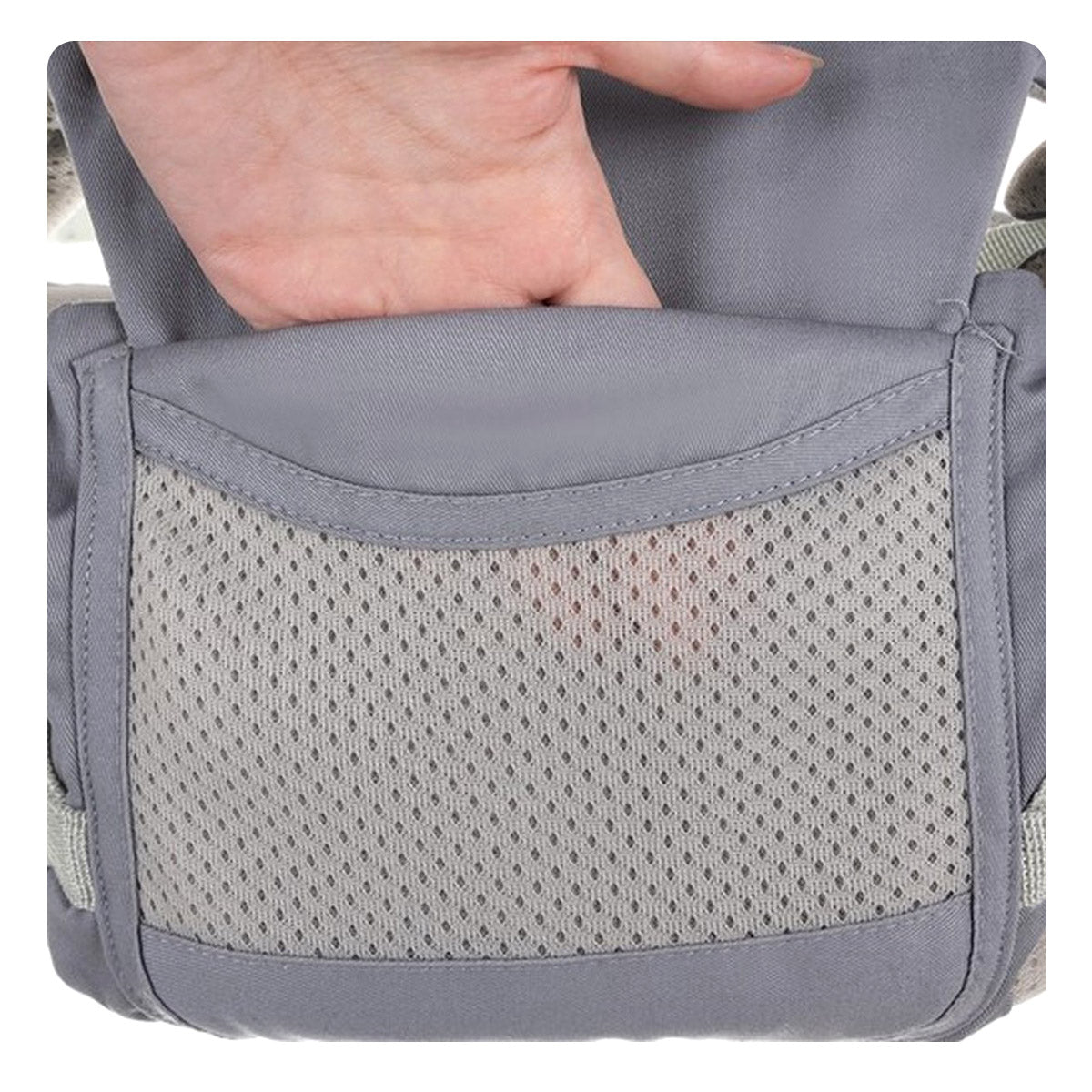 Ariko Ergonomische Draagzak Baby 15 in 1 - Draagzak Tot 25 kg - Baby drager - Baby carrier - Multifunctioneel - Grijs