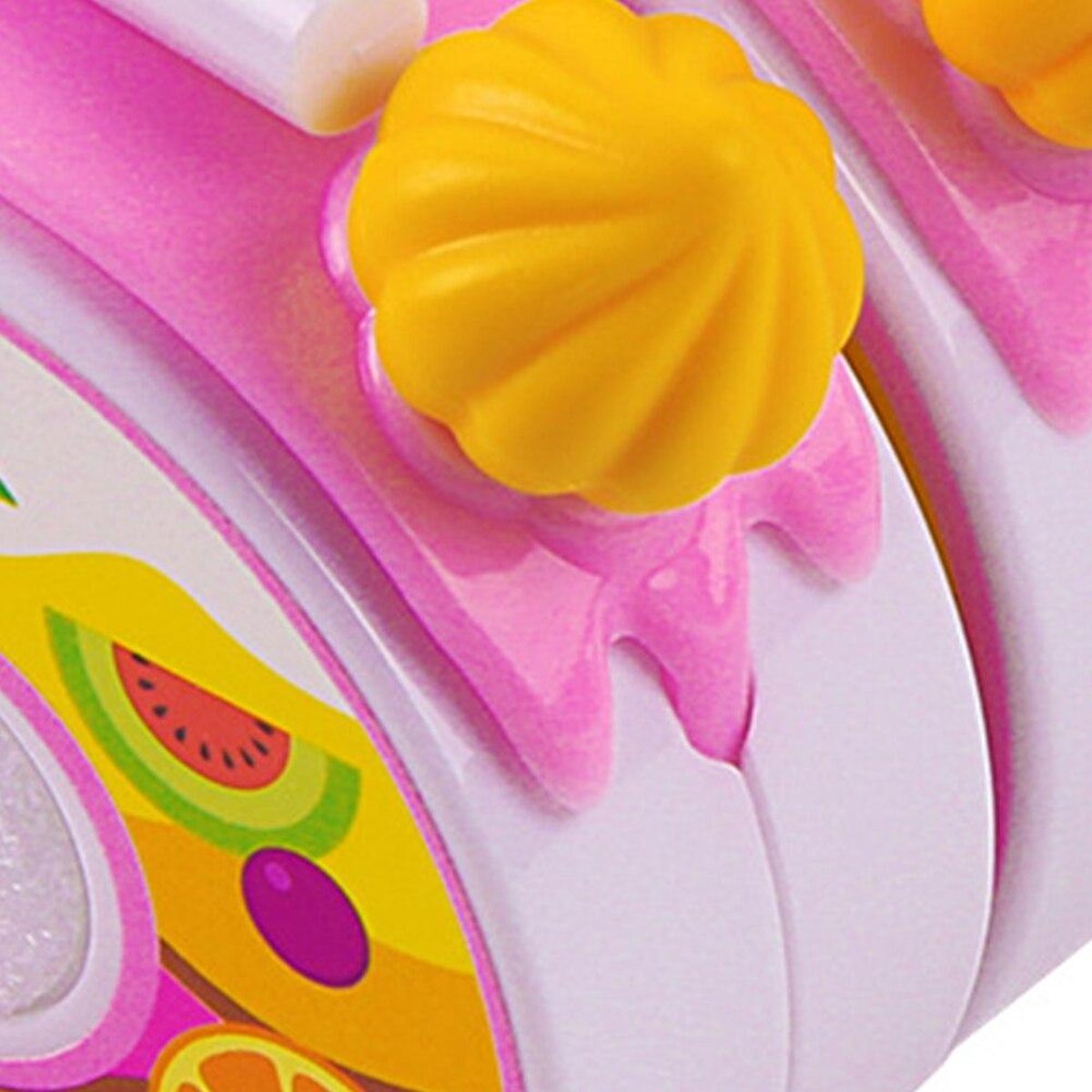 Ariko Zingende Speelgoedtaart met accessoires | Verjaardagstaart | 75 delig | Roze | Speelset | Inclusief batterijen