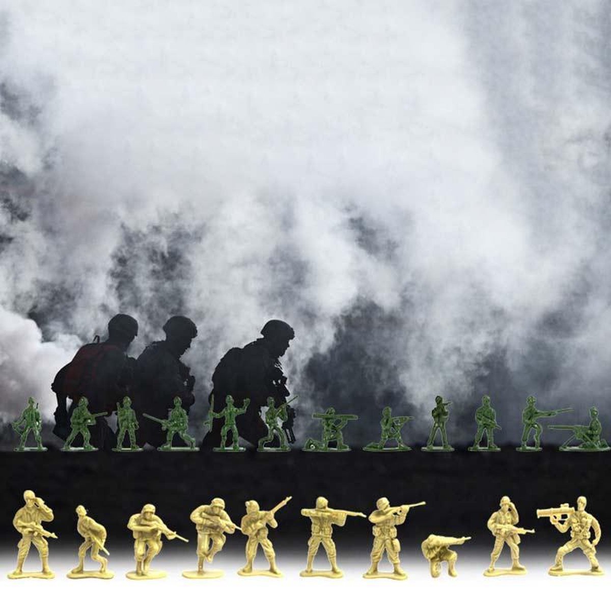 Ariko XXL Army Spielset 300 Teile | Beinhaltet Panzer, Flugzeuge und Gebäude | Soldatenspielzeug | Soldatenset | | Streitkräfte