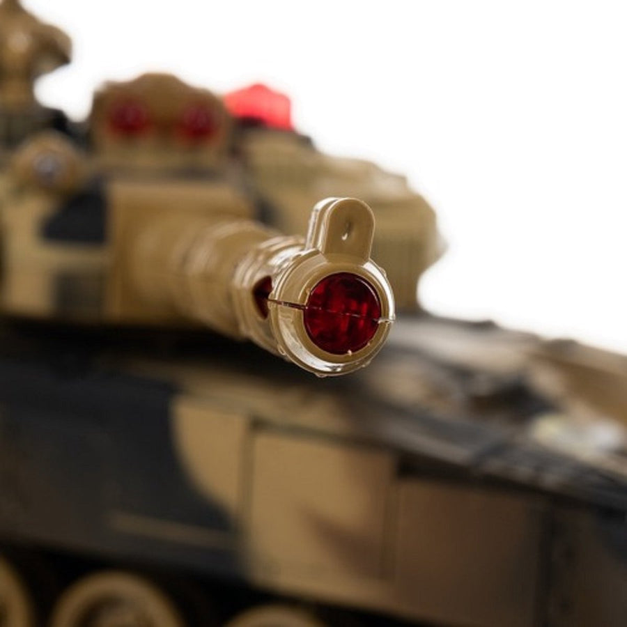 Ariko XXL RC Speelgoed Tank - Beige - Op Afstand bestuurbare Radiografische Tank Met Afstandsbediening - Met Geluid & Licht Effecten - Met Interne Accu - 2.4Gz - Schaal 1:14