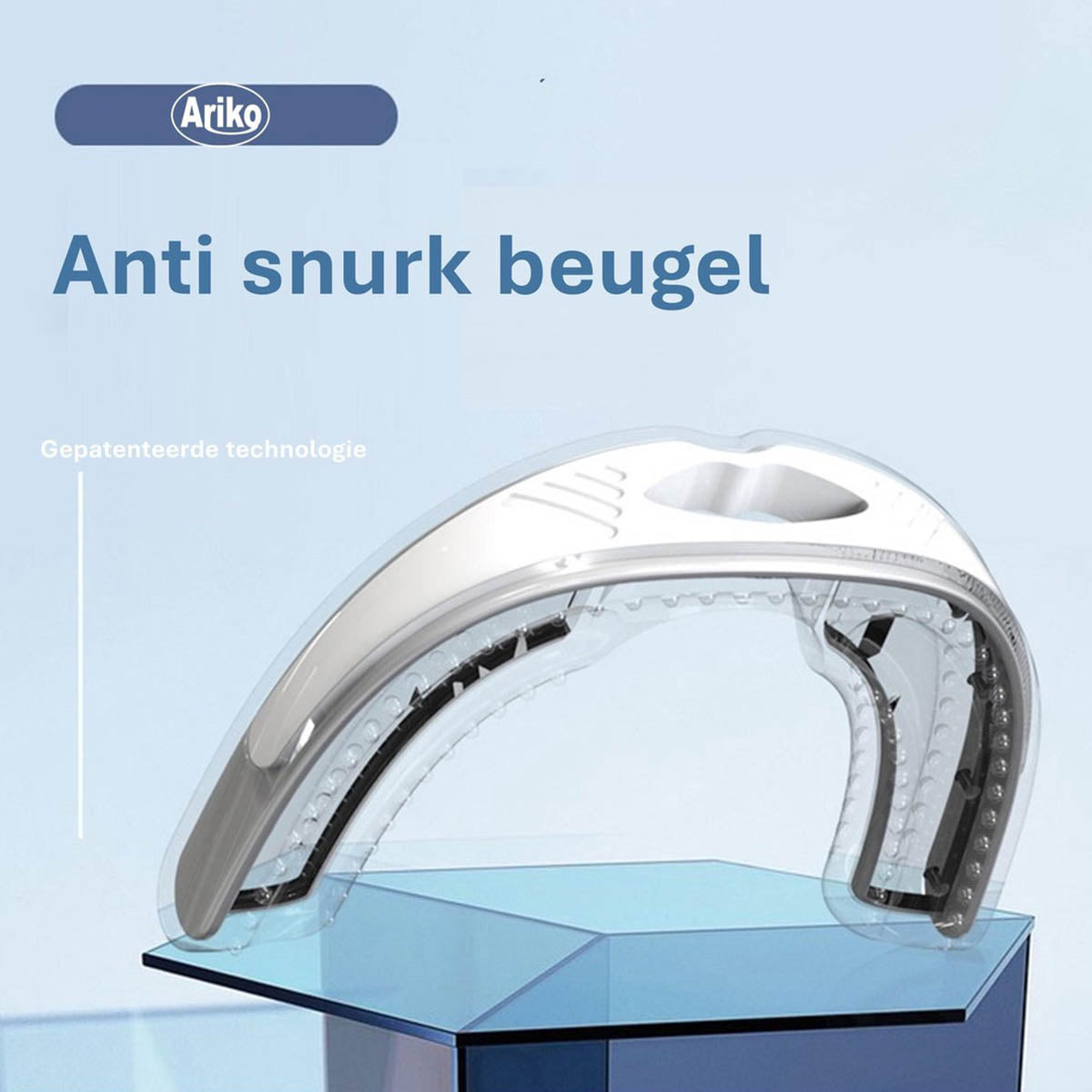 Ariko Embout anti-ronflement - Prise parfaite | Noir | La solution la plus simple pour arrêter de ronfler | Embout anti-ronflement | Protège-dents anti-ronflement | Plus de ronflement | apnée | Dispositif de repositionnement mandibulaire - ARM