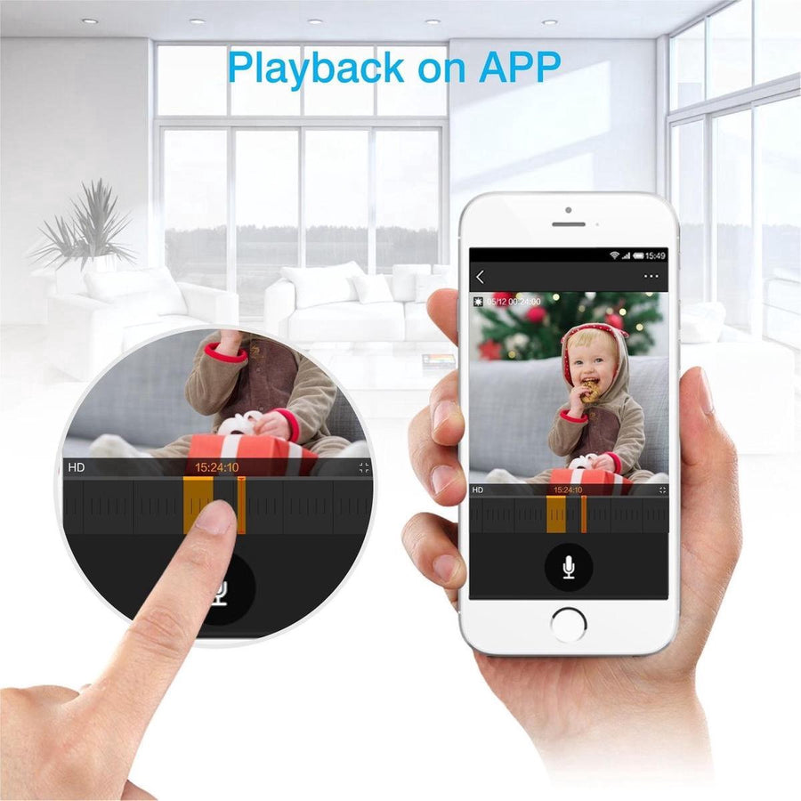 Ariko Sannce Camera CCTV systeem, 2x Zwarte hoge kwaliteit 3MP beveiliging camera's, Nachtzicht 25 mtr, Online opgenomen en live beelden bekijken, inclusief 1TB harde schijf - Nederlandstalige helpdesk