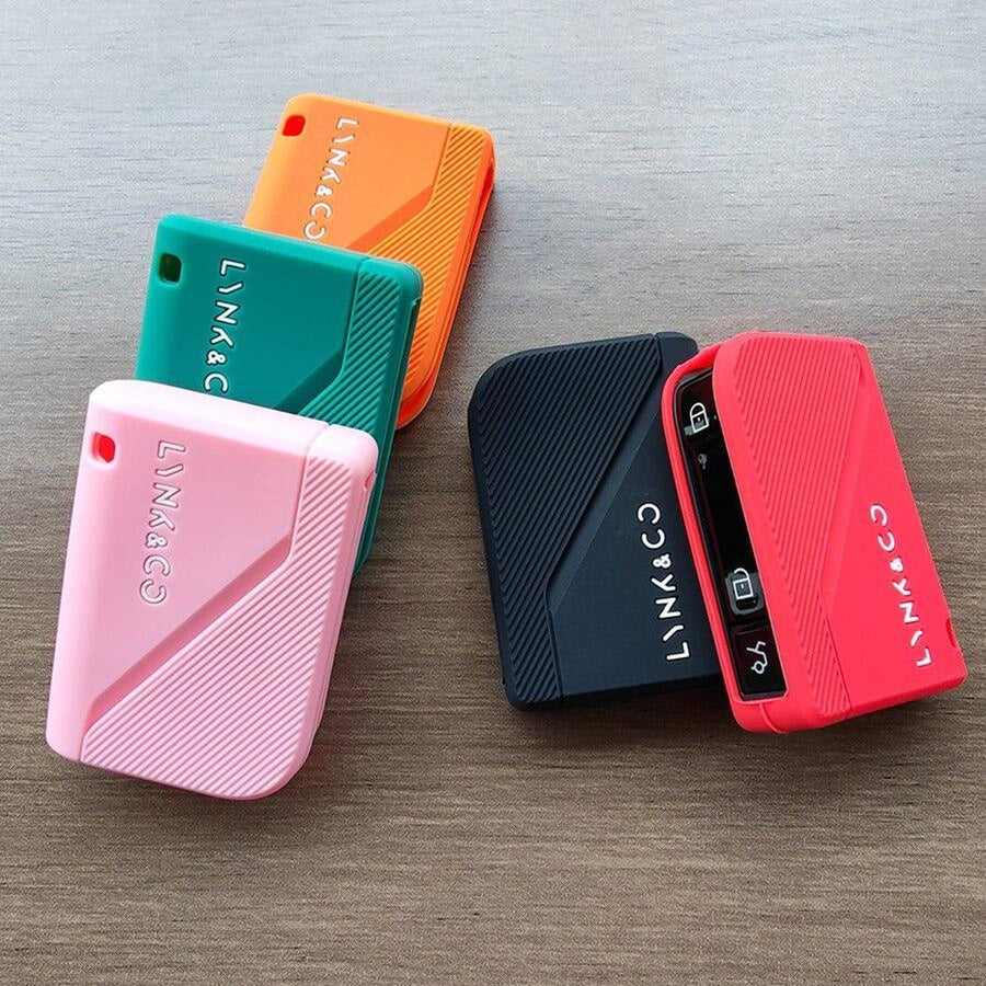 Ariko Sleutel Beschermer | Roze | Voor jou Lynk & Co autosleutel