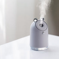 Thumbnail for Ariko Luftbefeuchter – Luftbefeuchter – Aromatherapie – Diffusor – Nebelmacher – Inklusive Ersatzfilter – 220 ml – Weißer Hirsch – Mini-Luftbefeuchter