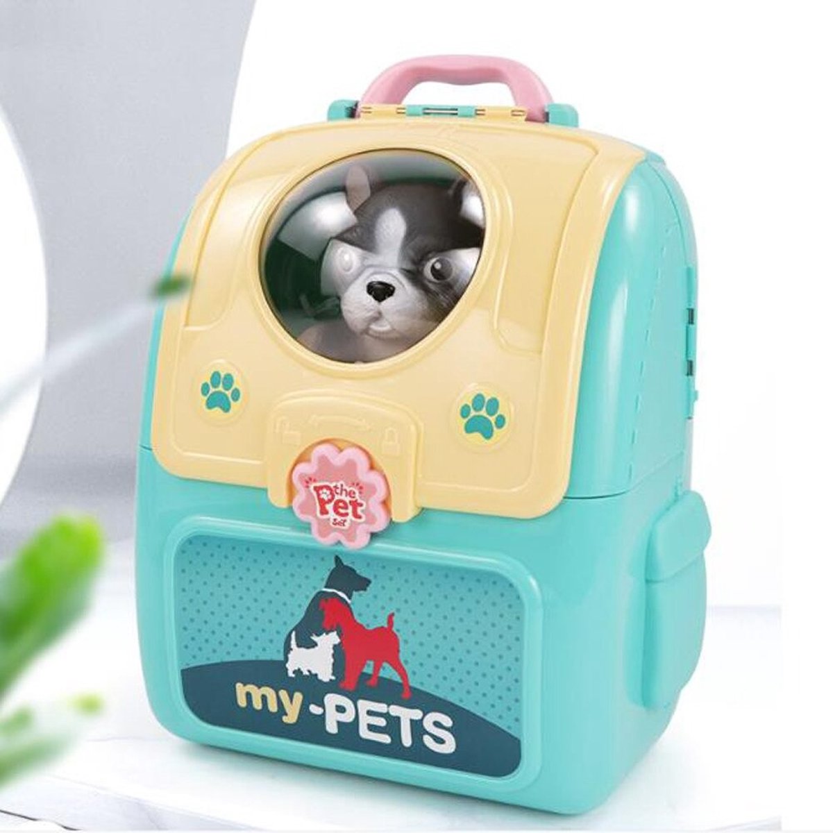<tc>Ariko</tc>  My Pet Backpack - Dog - 15-piece Animal Set - Easy to take anywhere