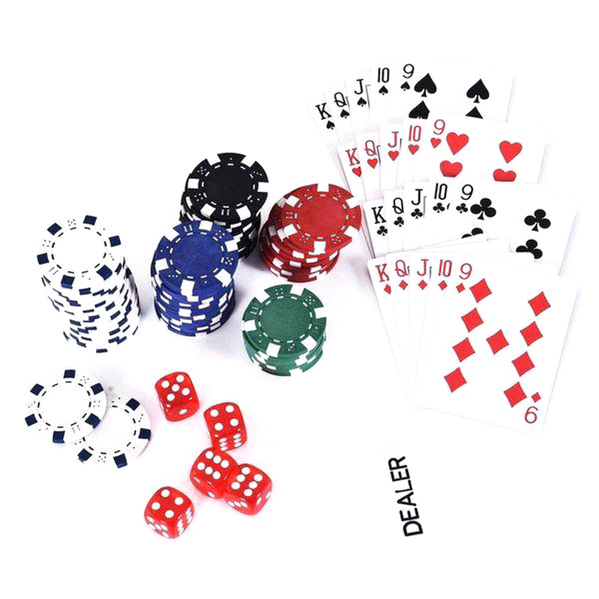 Deluxe Pokerset In Aluminium Koffer - Omaha / Texas Hold Em Pro Poker Set Met 300 Chips & Poker Kaarten Playing Cards - Pokerkoffer - Ariko