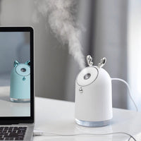 Thumbnail for <tc>Ariko</tc> Air humidifier - Humidifier - Aromatherapy - Diffuser - Mist maker - Including spare filter - 220ML - White deer - Mini humidifier