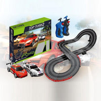 Thumbnail for <tc>Ariko</tc>  XL-Rennstrecke - Double Track - 3 Tracks - mit Adapter - 64 Teile - 1:43 - Rennwagen mit Beleuchtung - mit Turbo-Taste auf der Fernbedienung