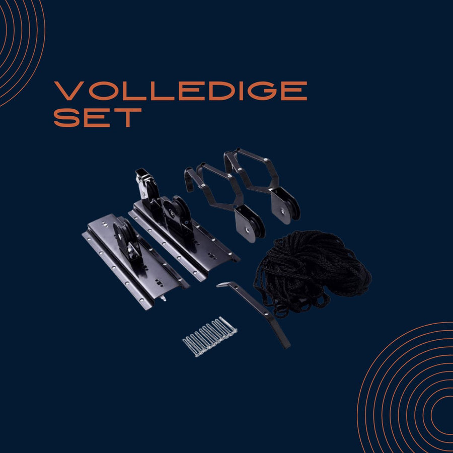 Hoppline - Fietslift - Fietstakel - ophangsysteem - ophangbeugel - haken - Ariko