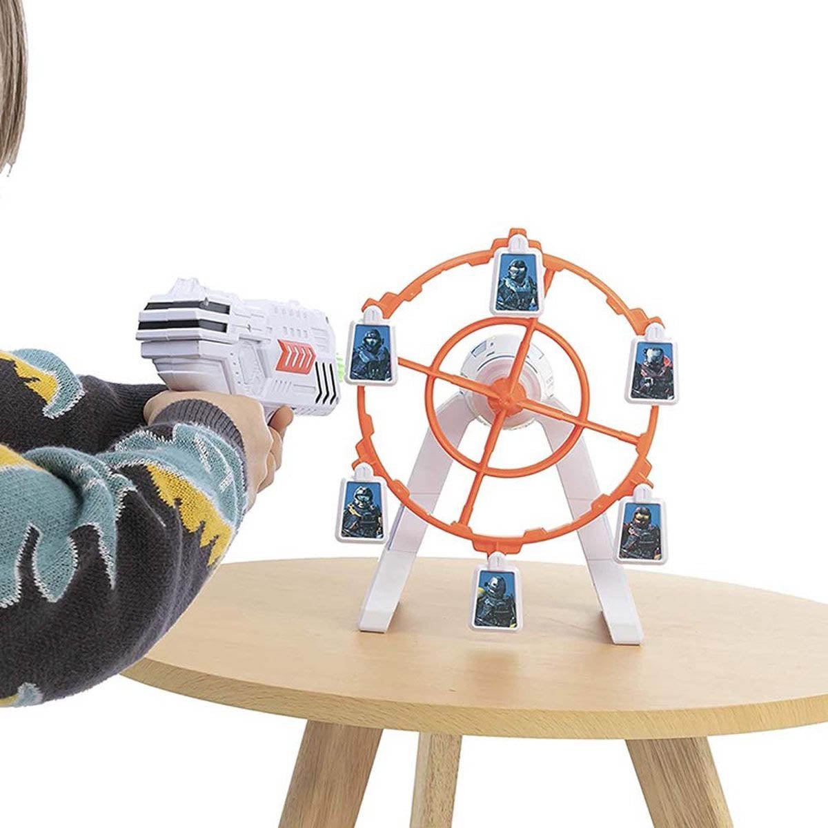 Roterend schietspel met pistool en magnetische doelen - Ariko