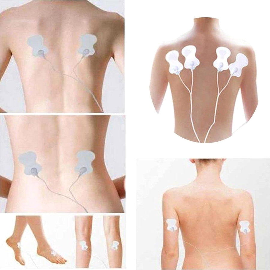 Elektrodentherapie Massage – 4 Elektroden Pads – Electro Stimulator voor Hele Lichaam – Ontspannen Spieren en Stimulatie Bloedcirculatie - Ariko