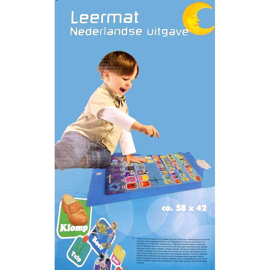 Oefenmat Nederlandse woordjes - 58x42cm - met muziek en geluid - Ariko