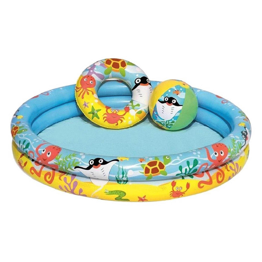 Opblaasbaar Zwembad inclusief accessoires - 122 x 20 cm - Ariko