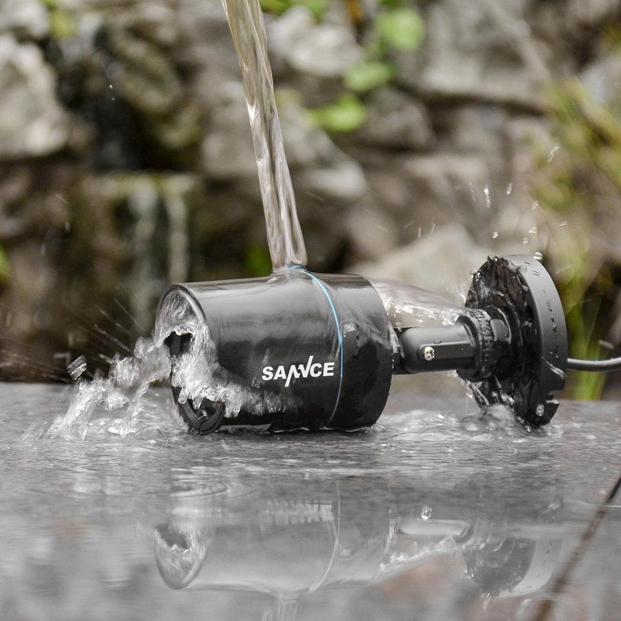 Ariko Sannce Camera CCTV systeem, 2x Zwarte hoge kwaliteit 3MP beveiliging camera's, Nachtzicht 25 mtr, Online opgenomen en live beelden bekijken, inclusief 1TB harde schijf - Nederlandstalige helpdesk