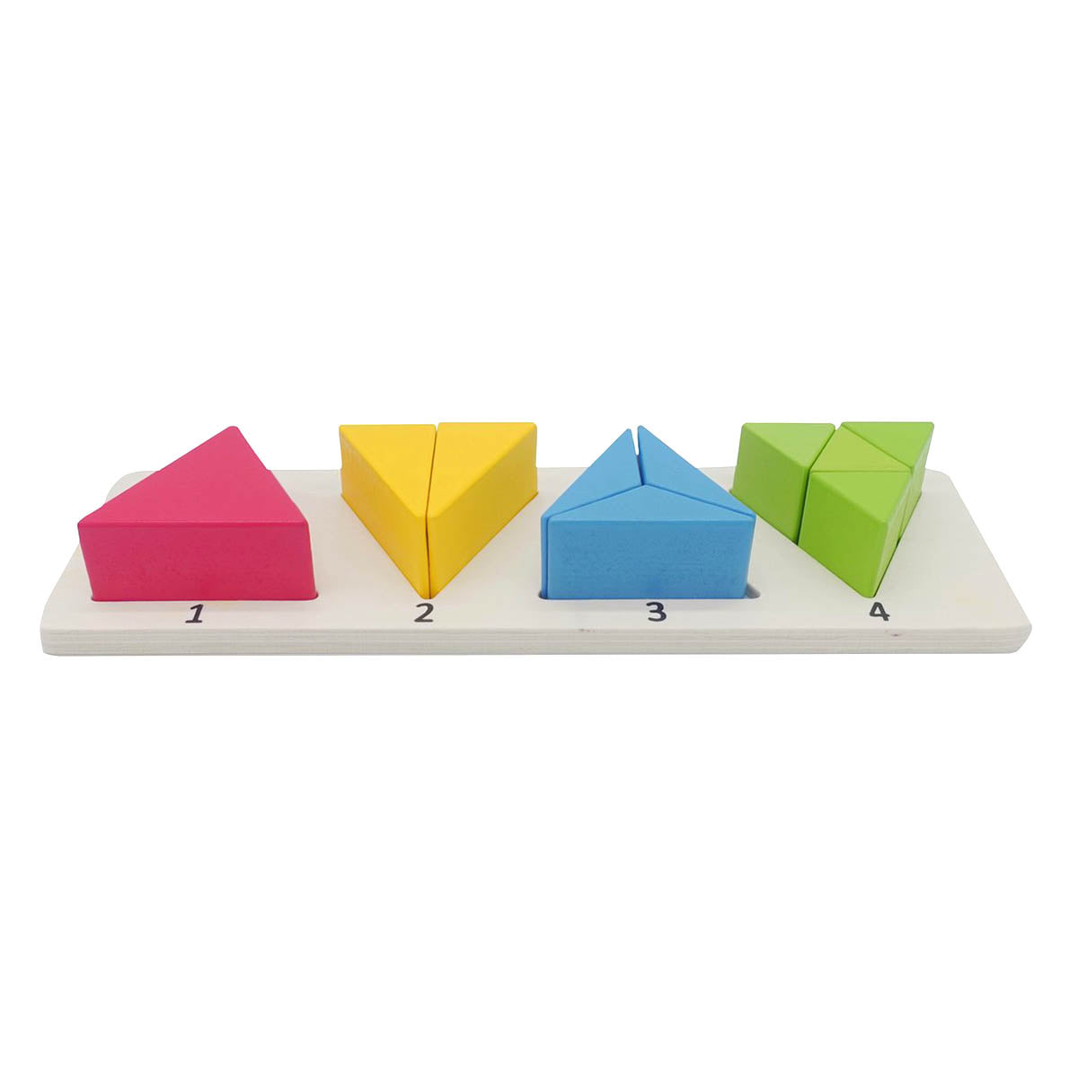 Geometrische Puzzle - Montessori speelgoed - Driehoek vormen - 11 Delig - Ariko