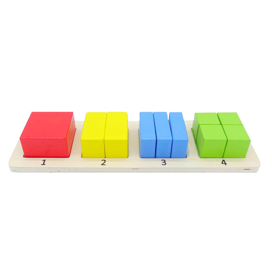 Geometrische Puzzle - Montessori speelgoed - Vierkant vormen - 11 Delig - Ariko