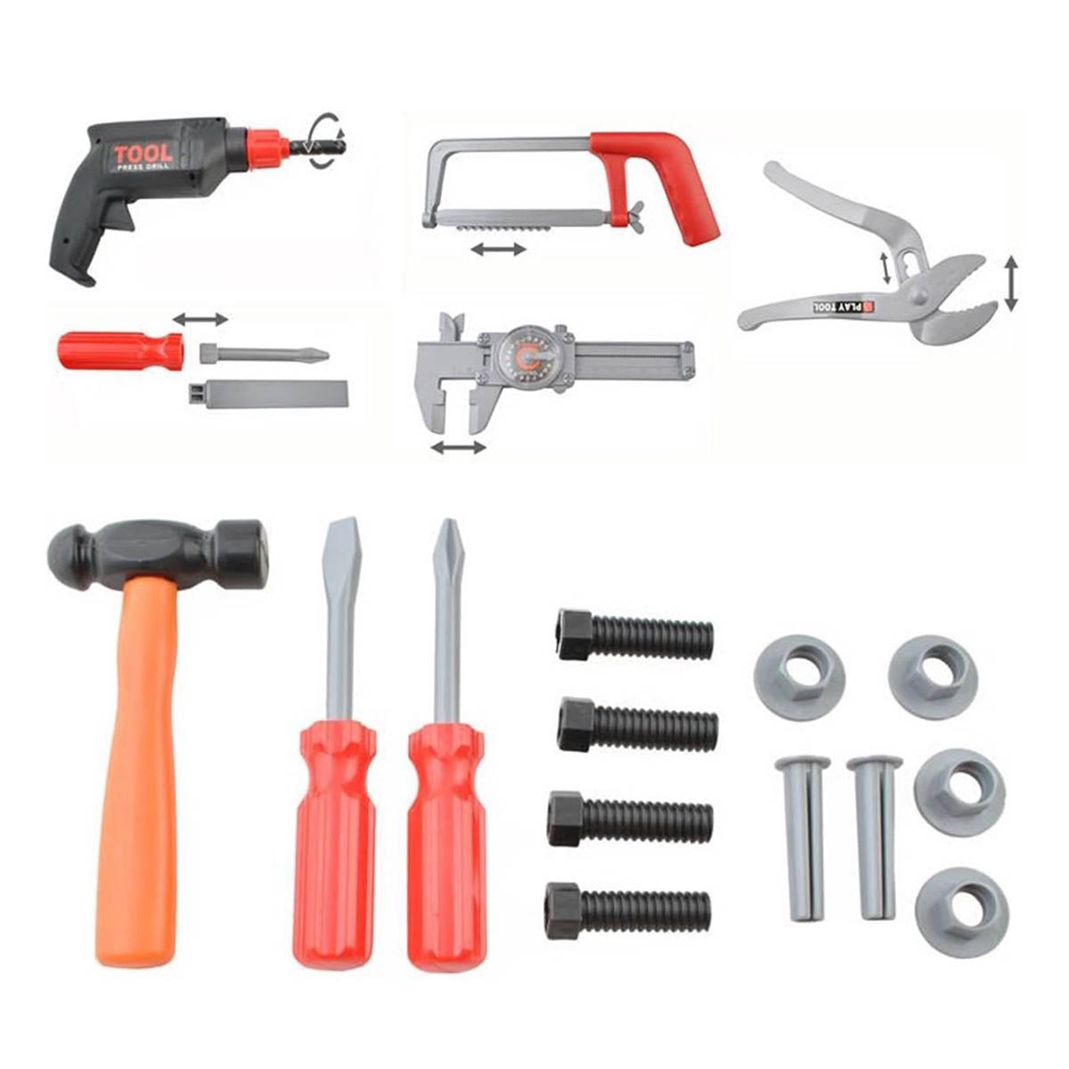 <tc>Ariko</tc> Tegole Luxury Toy Tool Case | Tool set | Toolbox | Tools<tc>box</tc> | 32 piece | with drill |