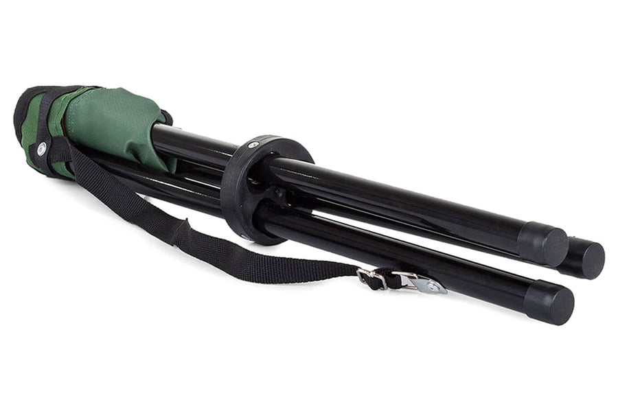 Ariko Inklapbaar Viskrukje - 3 poots Krukje - Groen/ Zwart - Lichtgewicht - Opvouwbaar - Kampeerkruk - Festivalkruk