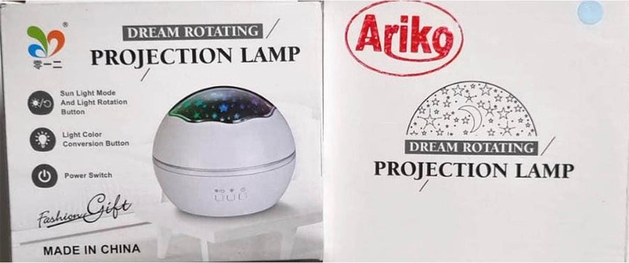 Ariko Nachtlampje Sterren Galaxy Projector Sterrenhemel Star Projector - Sterren of zeedieren Projector - 6 Lichtkleuren - Nachtlampje Kinderen - Blauw