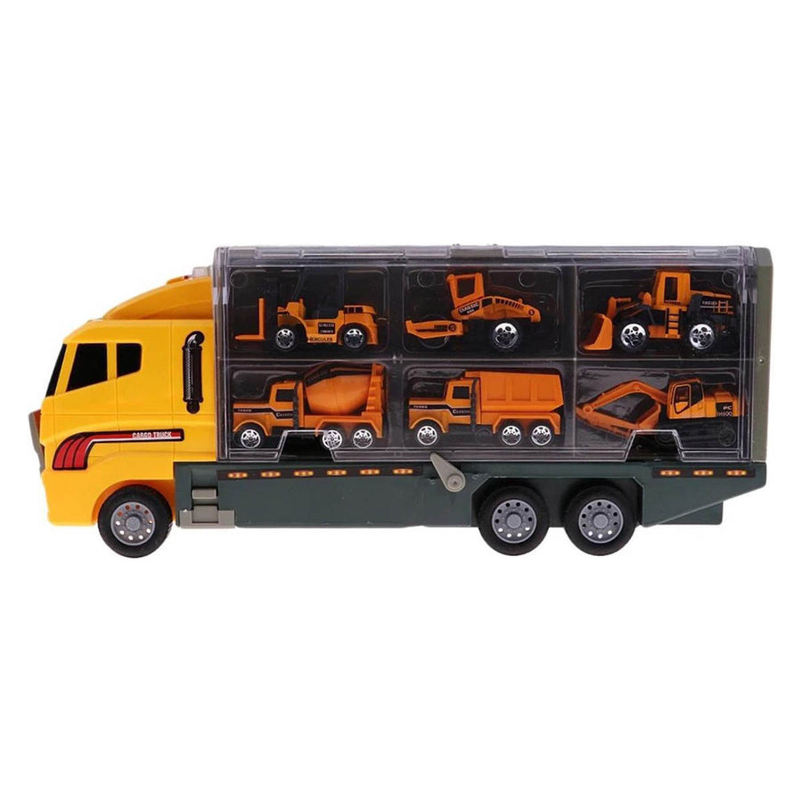 Ariko Vrachtwagen - Vrachtauto - Bouwvrachtwagen - met heftruck- Wals - Bulldozer - Cement wagen - Vrachtwagen