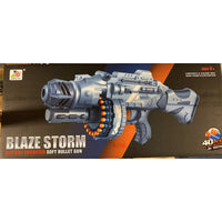 Thumbnail for Ariko Blaze Storm Nerf shooter - Large formaat - Met 80 patronen en geluid - Incl Phillips Batterijen