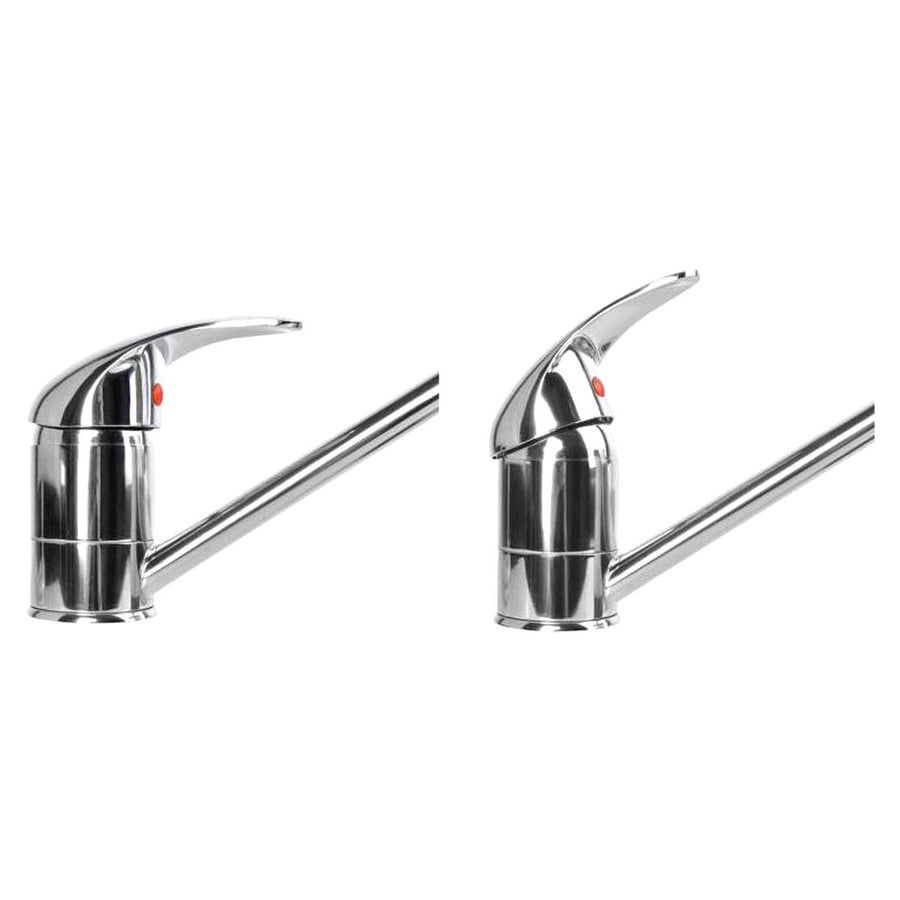 Keukenkraan - chrome - mengkraan warm en koud - met hendel - Ariko