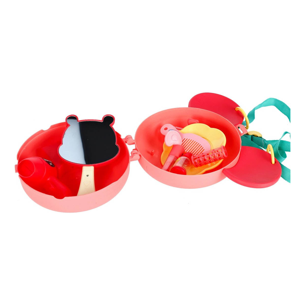 Ariko Mallette de transport pour jouets de maquillage - 14 pièces - peut être utilisée comme sac à bandoulière