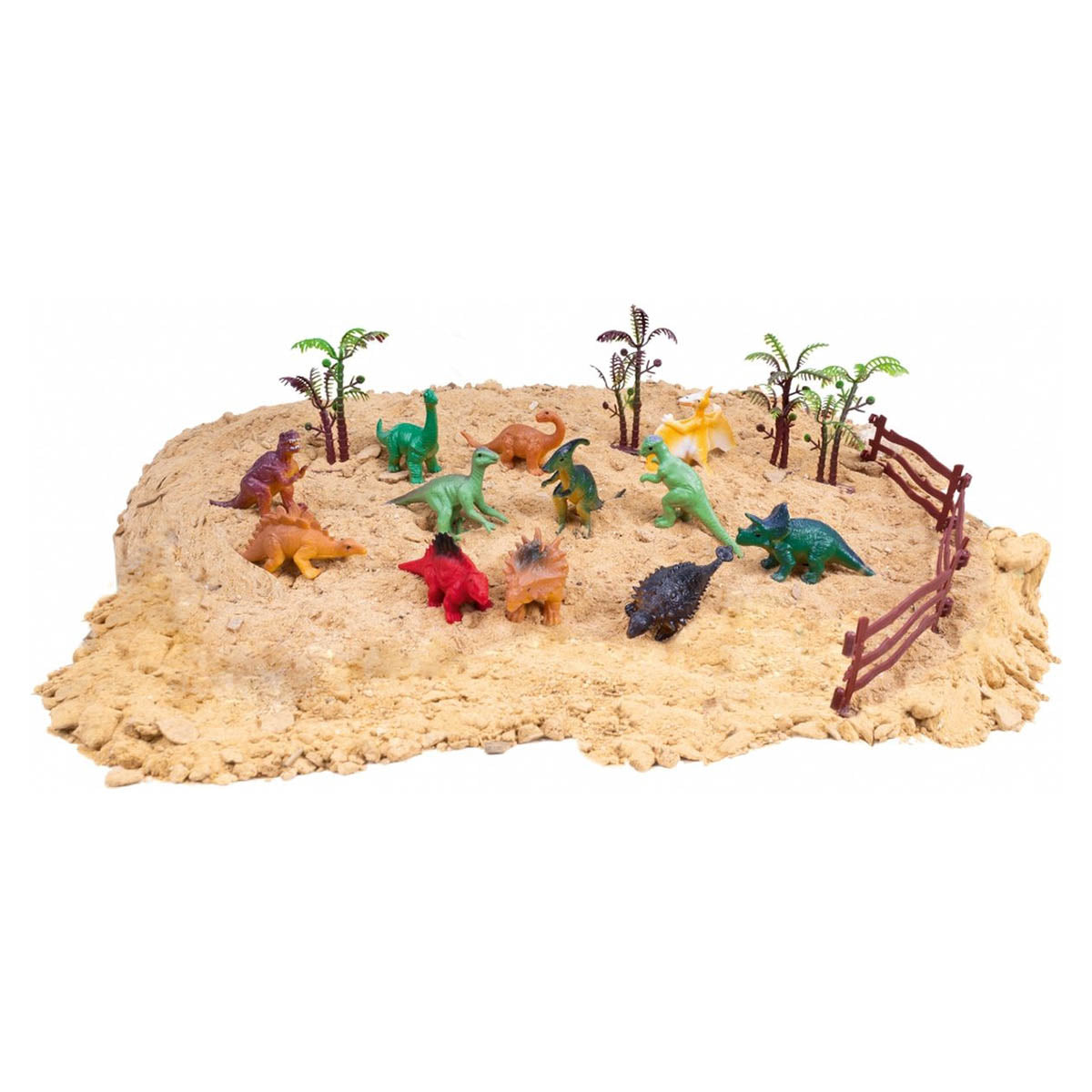 Ariko Ensemble de jeu dinosaure - Idéal pour les enfants - 19 pièces