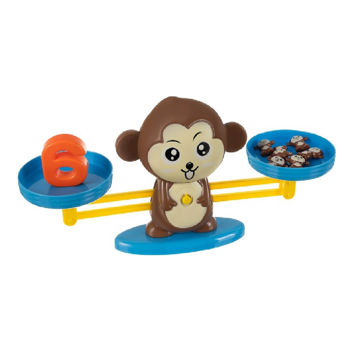 Ariko Montessori Math Balance Game Monkey – Mathe lernen – Interaktives Spielzeug – Rechenbrett – Mathewaage – Lehrreich