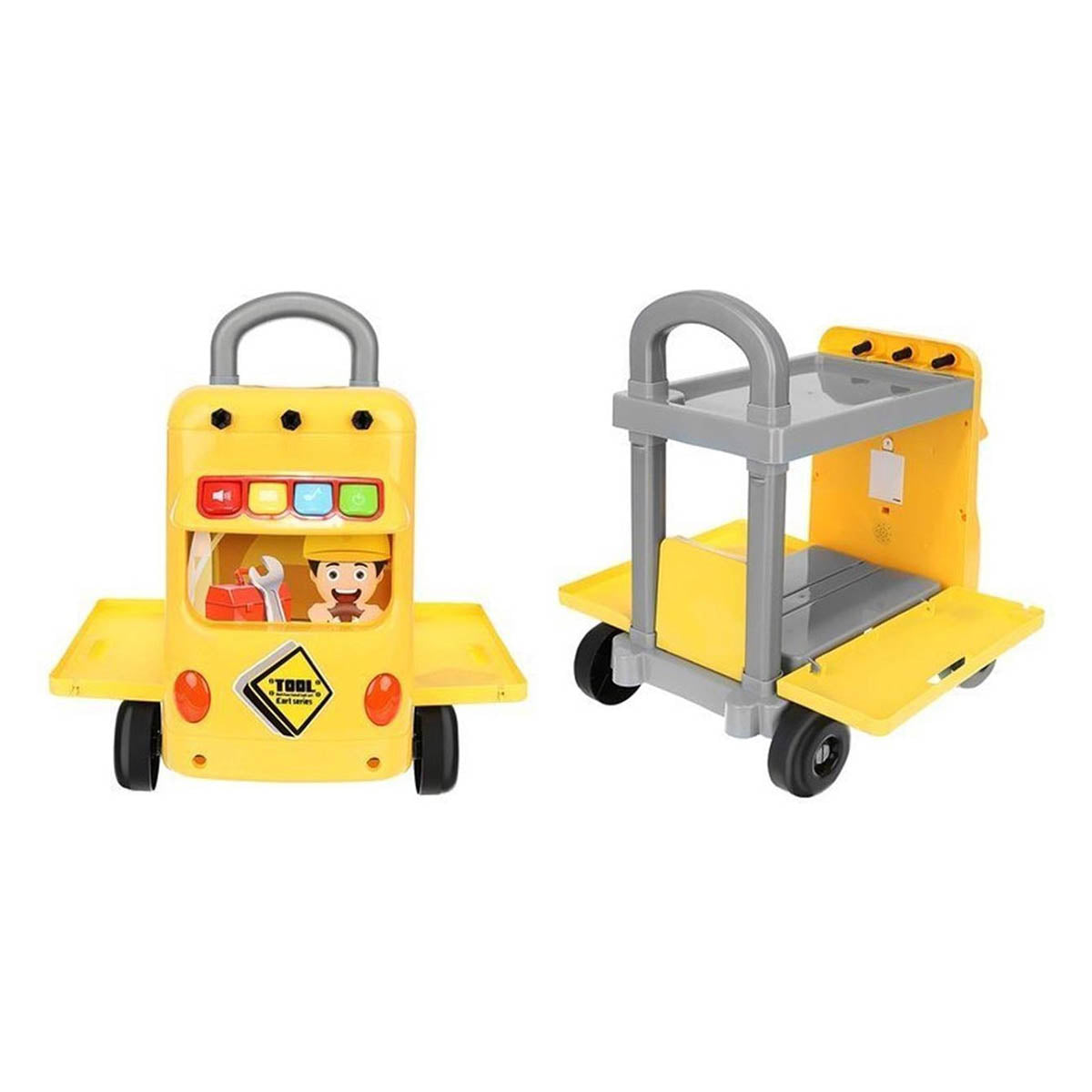 Ariko Wanderlong XXL Tool Cart werkbank trolley met gereedschap | 38 onderdelen | met muziek en geluid | Gereedschapset | Gereedschap | Gereedschap speelgoed | inclusief Philips batterijen