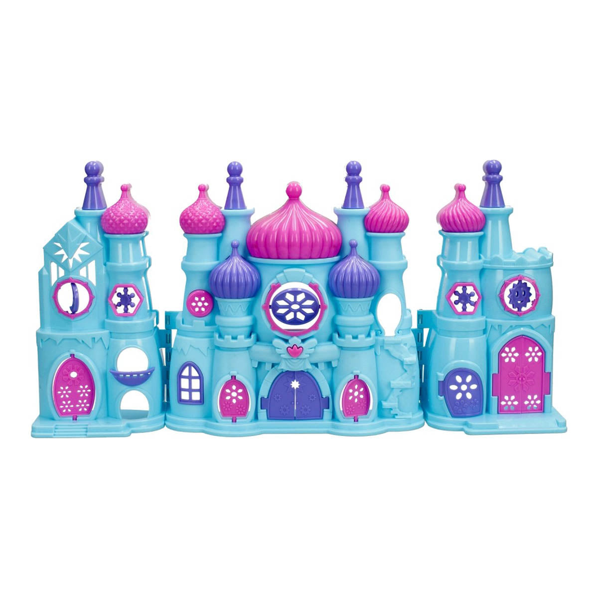 Ariko Château de princesse XXL avec son et lumière - avec des meubles, des poupées et une voiture - avec 3 piles LR44