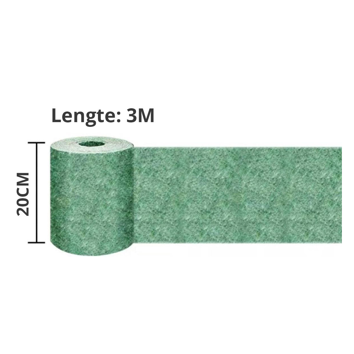 Ariko Graszaad Rol - 3m x 0.20m - Gras Herstel - Gras Aanleg - Gras Reparatie - Zeer gemakkelijk in gebruik - Biologisch gras - Grasrol