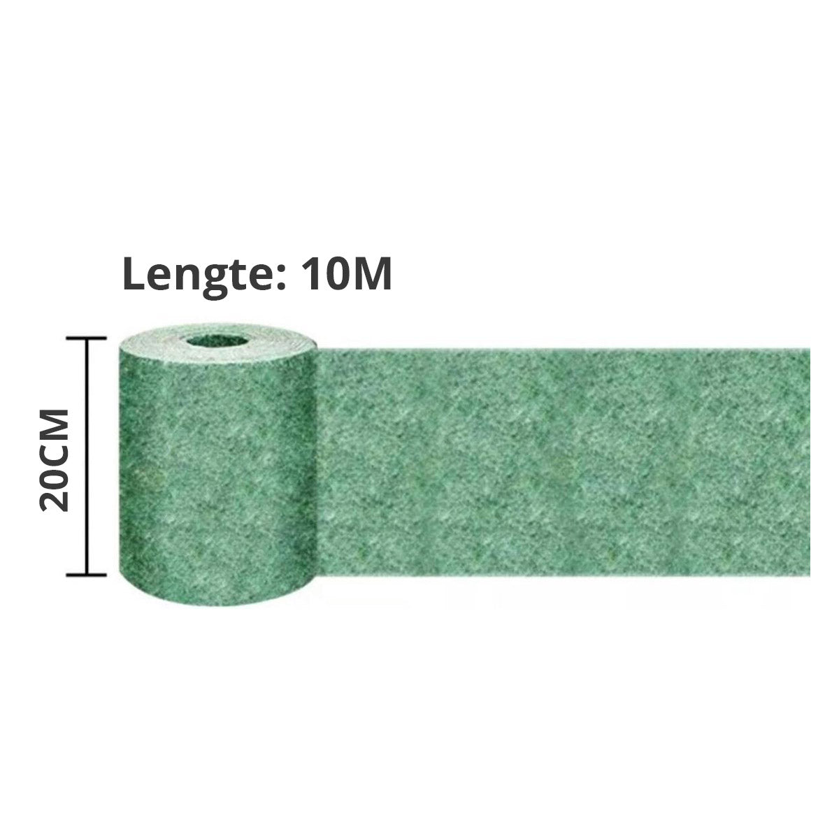 Ariko Graszaad Rol - 10m x 0.20m - Gras Herstel - Gras Aanleg - Gras Reparatie - Zeer gemakkelijk in gebruik - Biologisch gras - Grasrol