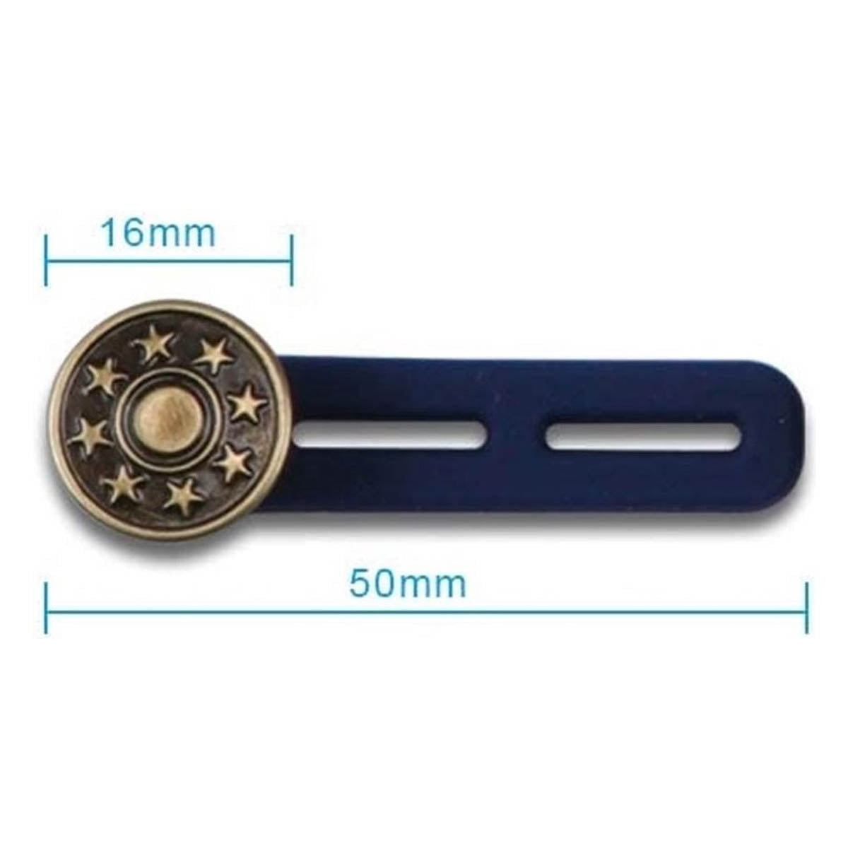 3 stuks spijkerbroek verlengknoop- 5 cm - knoopverlenger - verstelknoop - spijkerbroek te strak - Wonderknopen - Zwangerschap Broekverbreder - Knoopsgat verlengers