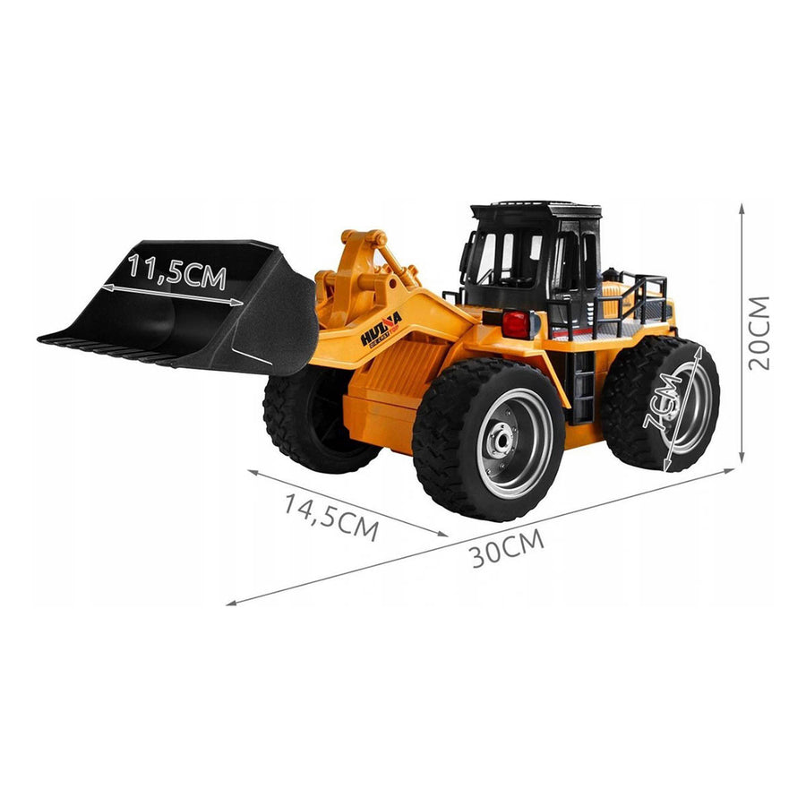 Ariko RC Bulldozer - Afstand bestuurbaar - Radiografische Graafmachine - Met Interne Accu - 2.4Gz - Schaal 1:18 - Incl Batterijen