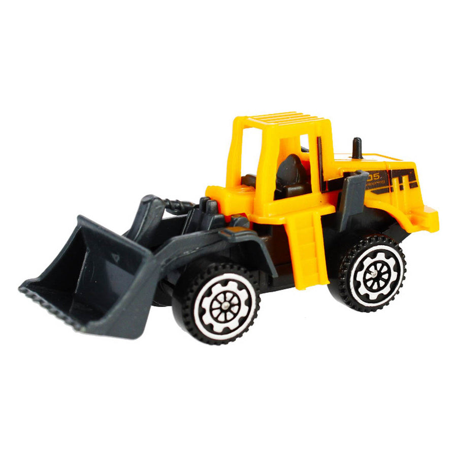 Ariko Parkeergarage met constructie gebouw - met werkende kraan, 5 auto's, 3 bulldozers, diverse verkeersattributen - met licht & geluid - inclusief 3 x Philips AA batterijen