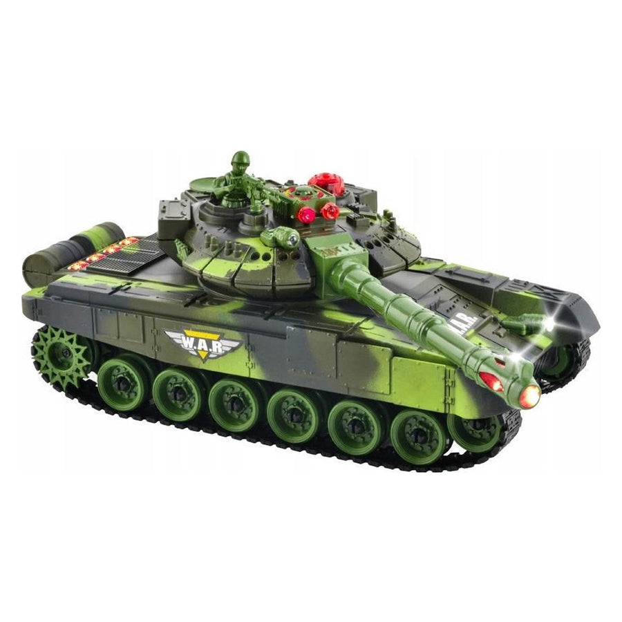 RC Tank - Set Van 2 Stuks - Op Afstandbestuurbare Radiografische Tank Met Afstandsbediening - Met Geluid & Licht Effecten - Met Interne Accu - 2.4Gz - Schaal 1:14 - Ariko
