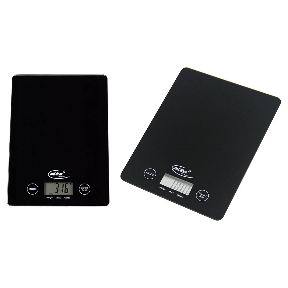 Digitale Keukenweegschaal 5kg zwart (1 stuk) assorti - Ariko