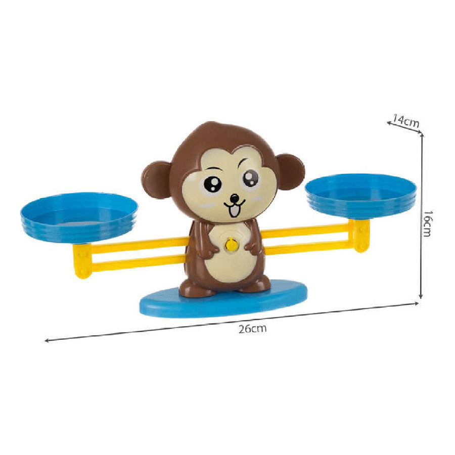 <tc>Ariko</tc> Montessori Math Balance Game Monkey - Learning to Count - Interactive Toys - Abacus - Counting Scale - Educational
