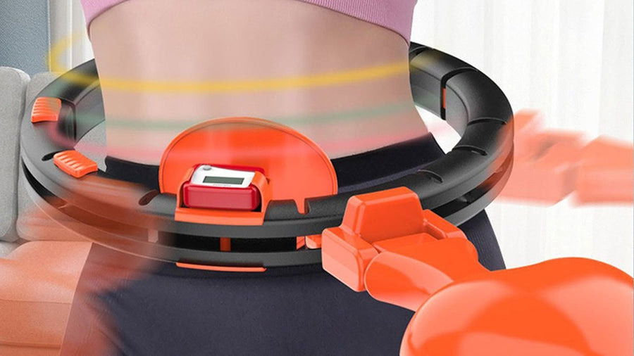 <tc>Ariko</tc> Hula Hoop Wheel with LED Counter - Foldable - Fitness Hula Hoop - Hula Hoop - Hula Hoop with Weight