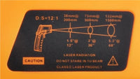 Thumbnail for Ariko Infrarood Laser Thermometer - Oppervlakte thermometer - Contactloos - Laser pointer - Blacklight LCD Scherm - Incl Batterijen - Oranje - tot 380º