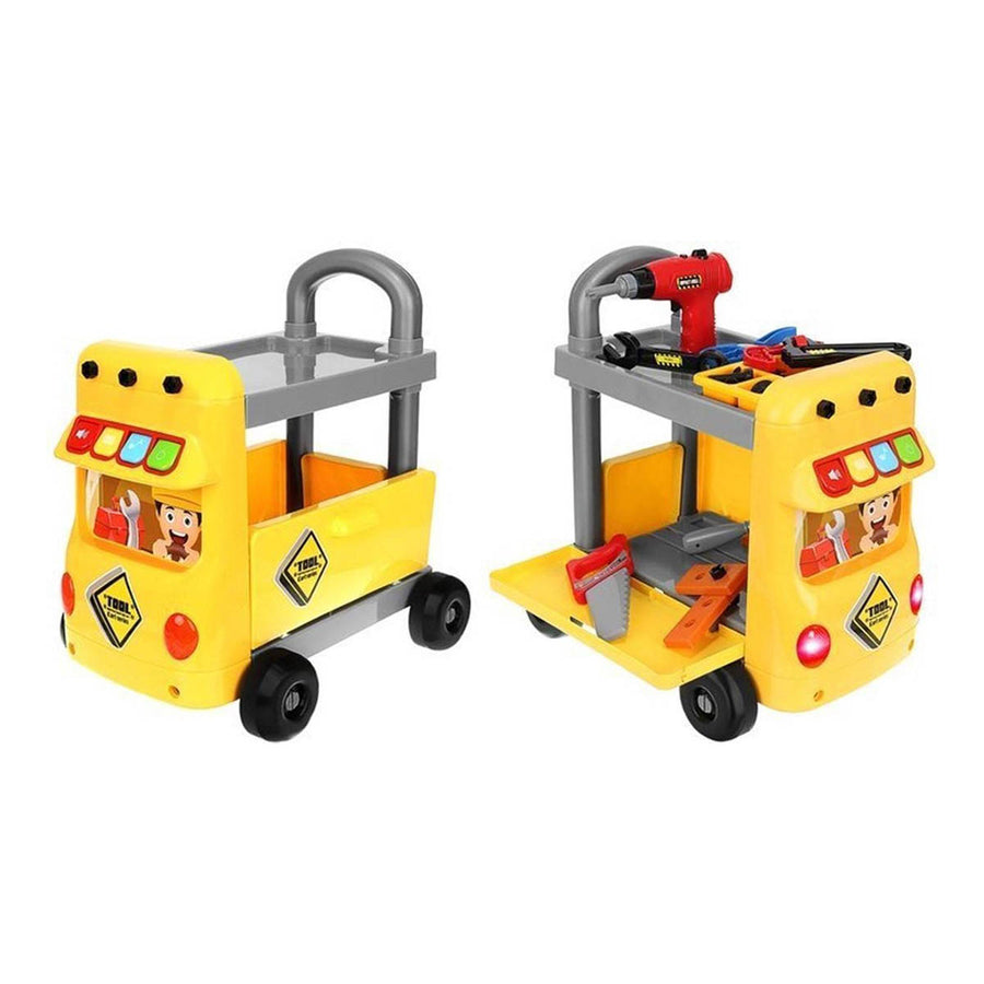 Ariko Wanderlong XXL Tool Cart werkbank trolley met gereedschap | 38 onderdelen | met muziek en geluid | Gereedschapset | Gereedschap | Gereedschap speelgoed | inclusief Philips batterijen