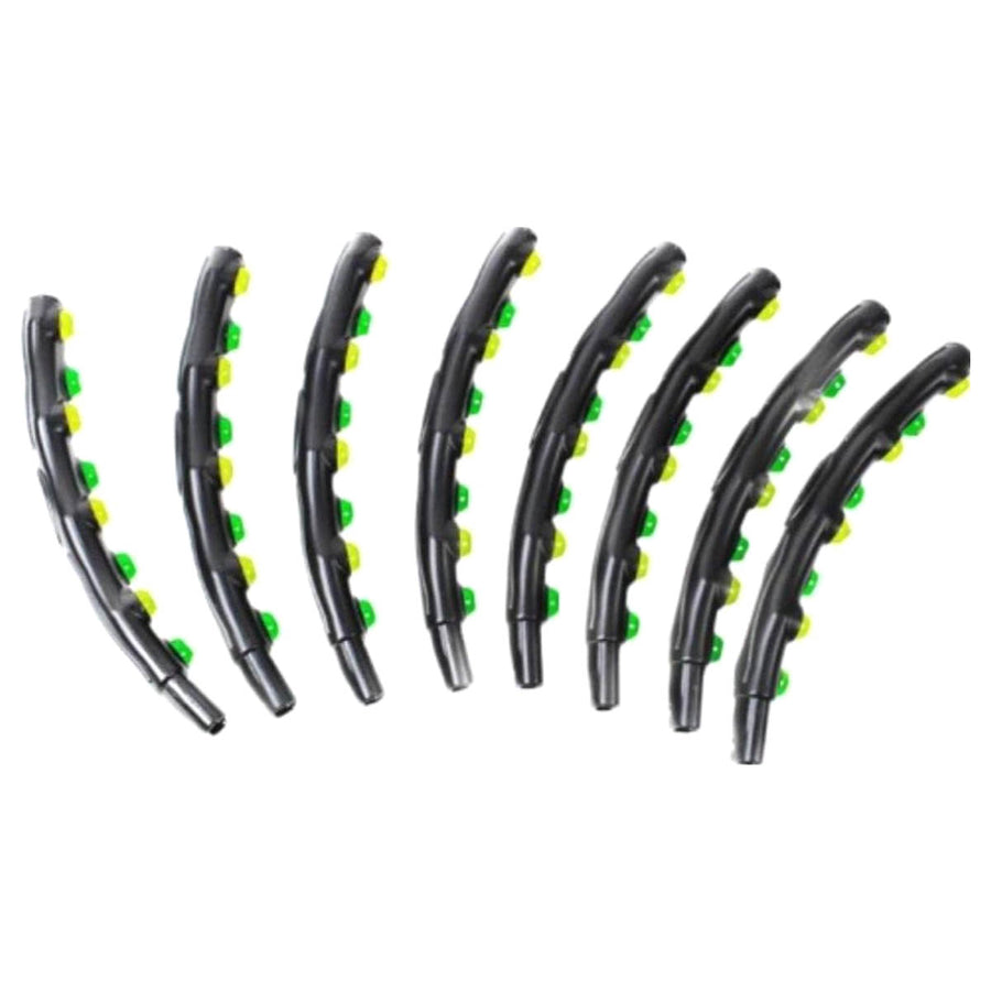 Ariko Fitness Massage Hoelahoep Ø 98cm | met 64 Magnetische balletjes | Waist Trainer | Sport Hula Hoop | Sport hoepel | Vetverbranding | Gymnastiek | Fitness | Groen-geel