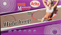 Thumbnail for Ariko Fitness-Massagereifen Ø 98cm | 1kg | Mit 40 Magnetkugeln | Hula-Hoop | Sport Hula Hoop | Beschwerter Reifen | Sportreifen | Fettverbrennung | Eignung | Regenbogen