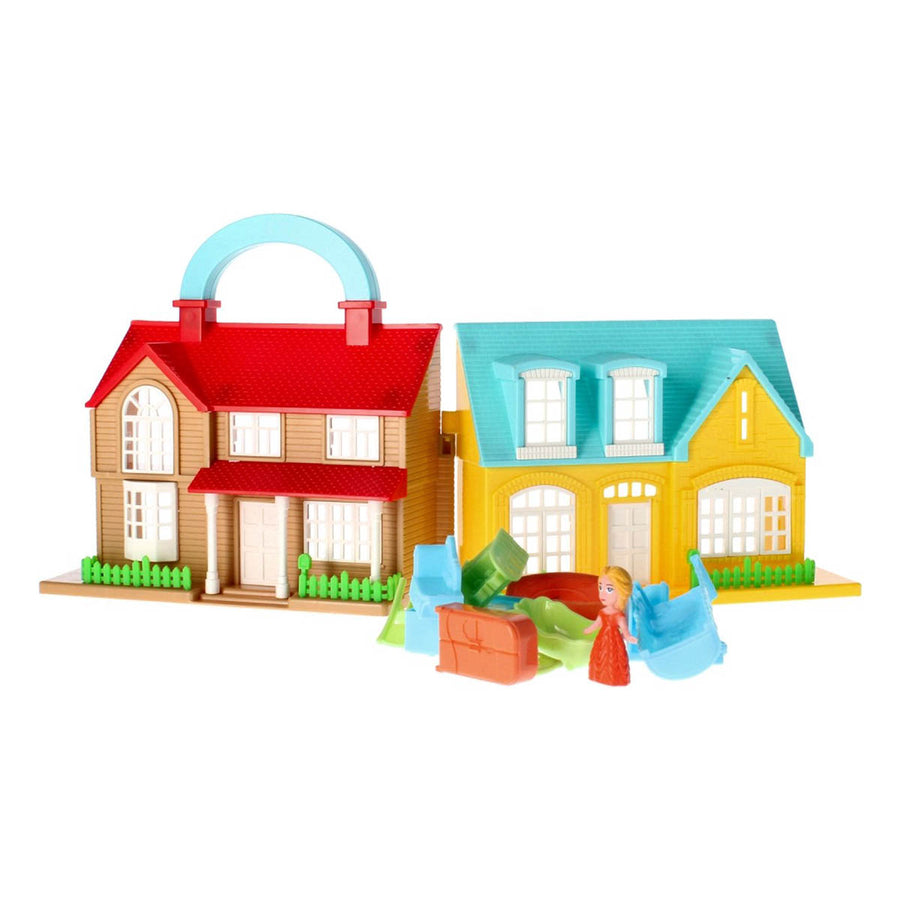 Ariko Luxe villa poppenhuis - Opvouwbaar tot koffertje