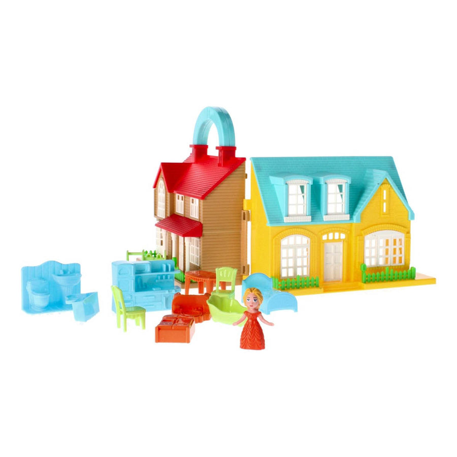 Ariko Luxe villa poppenhuis - Opvouwbaar tot koffertje