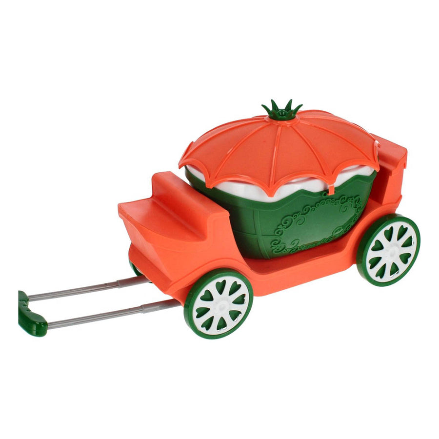 Ariko Speelgoed trolley Keuken 47 delig - Kookpannen, kruiden, servies, wasbak en nog veel meer - handige meeneem koffer met wieltjes